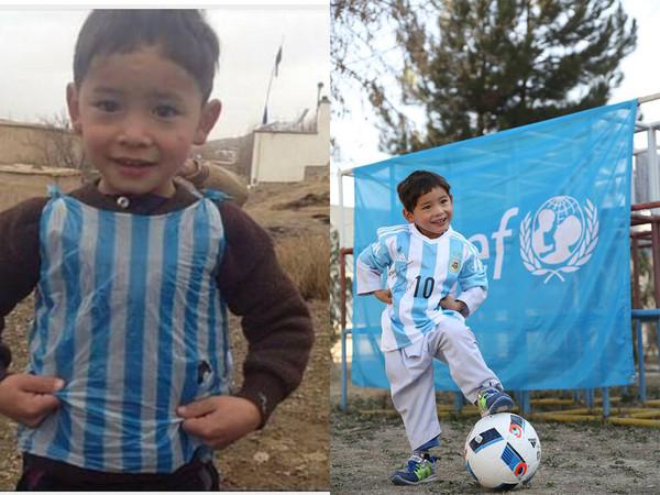 阿富汗男童收梅西球衣遭帮派恐吓 被迫移民