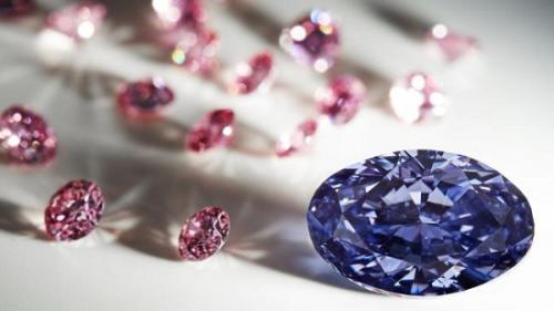 澳大利亚钻石矿区开出2.83克拉罕见紫色钻石
